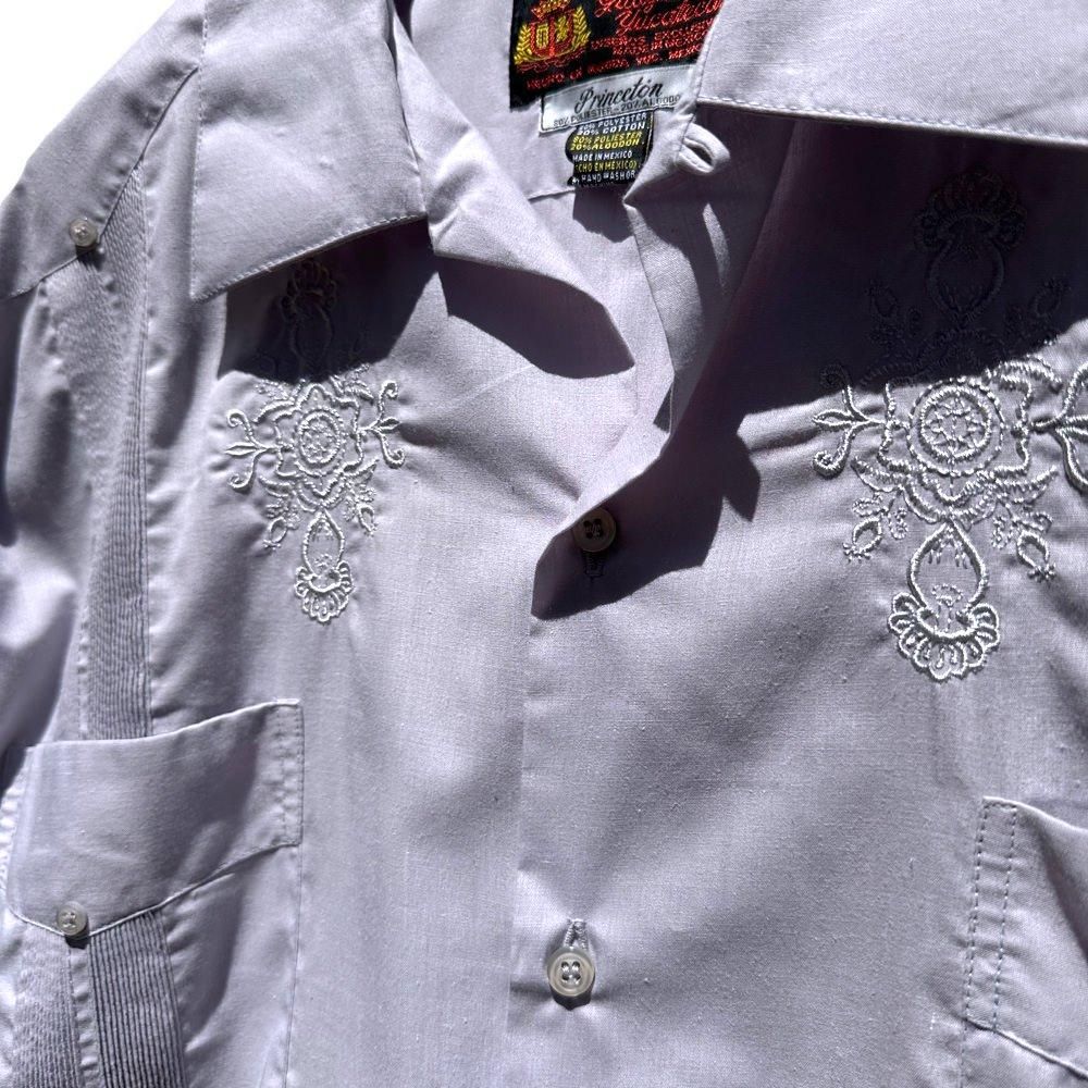 guayabera yucateca】ヴィンテージ ビッグシルエット キューバ
