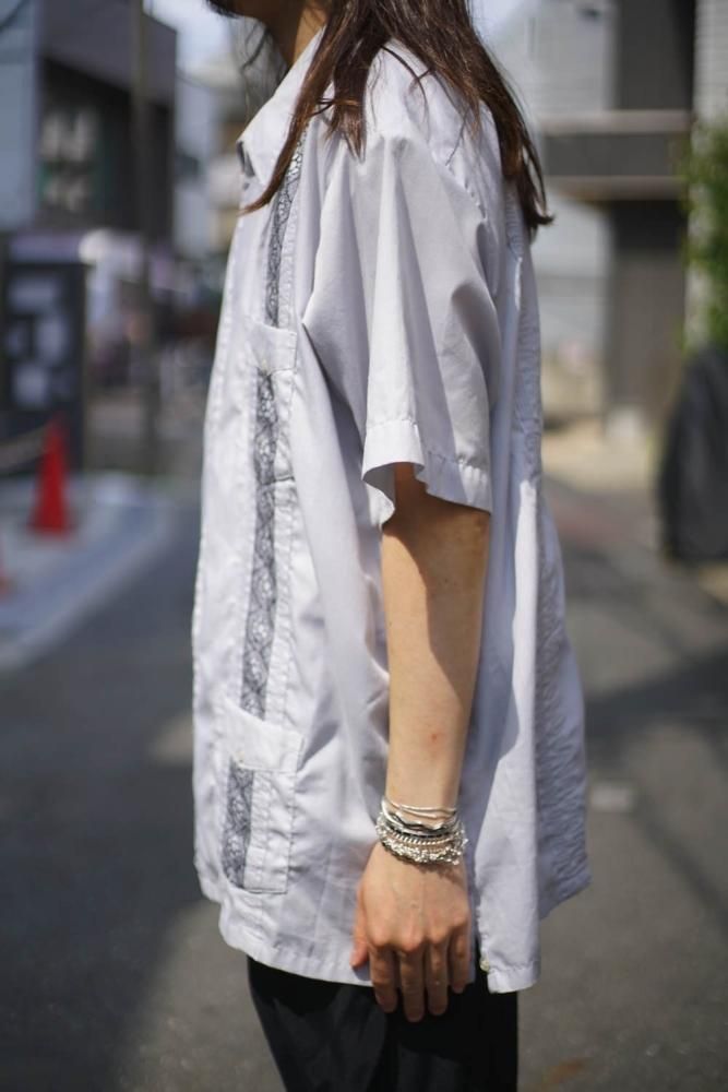 GUAYABERA】ヴィンテージ ジップアップ キューバシャツ【1980's GUAYABERA】ヴィンテージ ジップアップ キューバシャツ【1980's