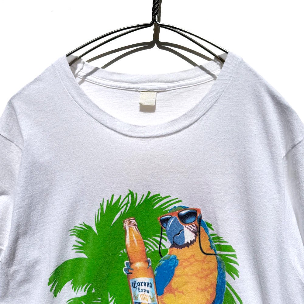 Jimmy Buffet - Corona Beer】ヴィンテージ コロナビールプレゼンツ ツアー Tシャツ【1987's】Vintage Print  T-Shirts | 古着 通販 ヴィンテージ古着屋 | RUMHOLE beruf - Online Store 公式通販サイト