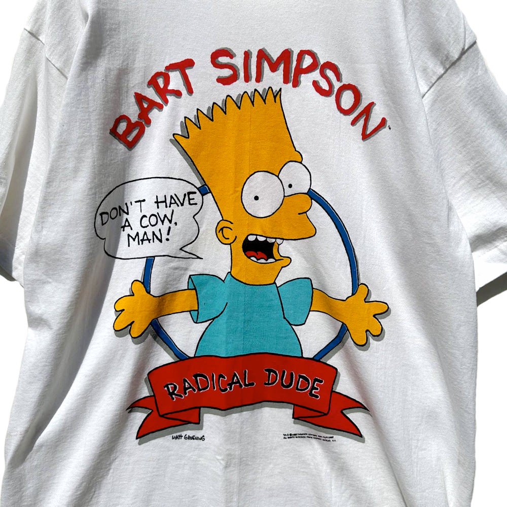 【The Simpsons - Made In USA】ヴィンテージ シンプソンズ オフィシャルプリント Tシャツ 【1994's】Vintage  Print T-Shirt