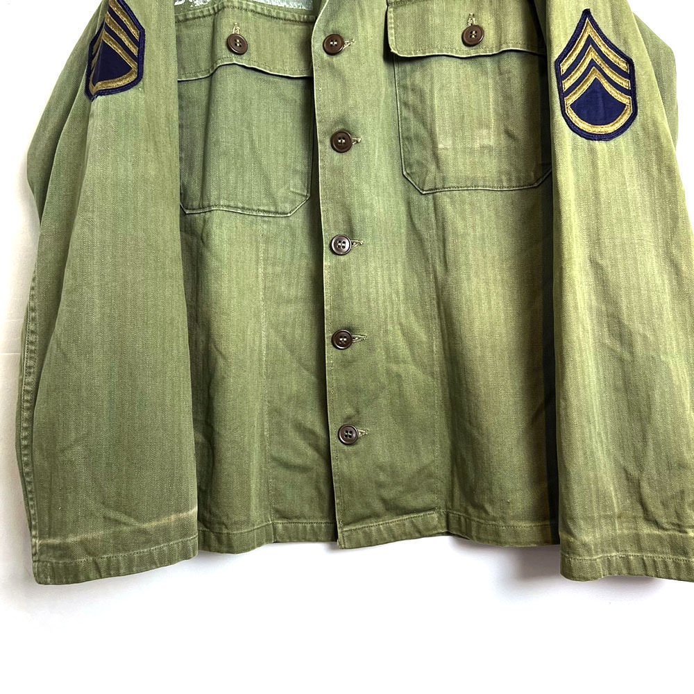 【US ARMY】ヴィンテージ M-43 ユーティリティシャツ【1940's-】Vintage M-47 HBT Utility Shirt