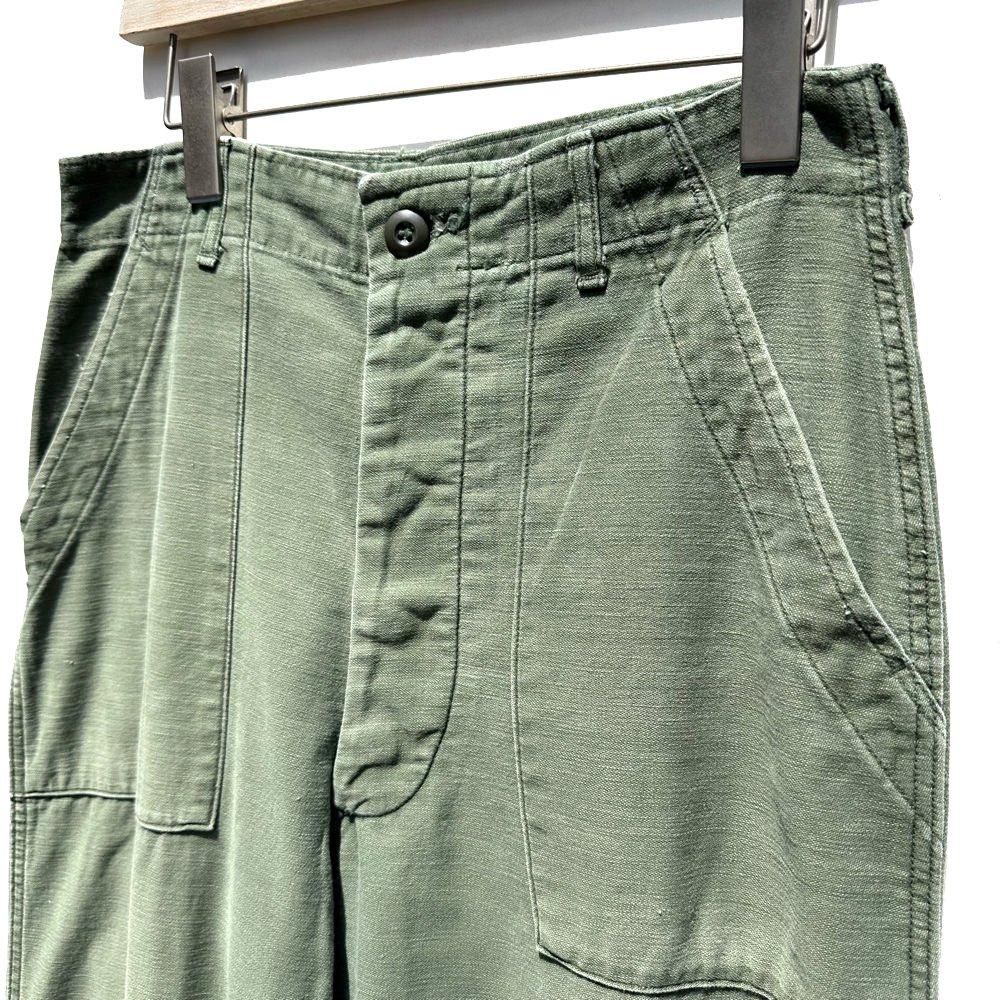 70s US ARMY ベイカーパンツ 70's US.ARMY ベイカーパンツ “コットンサテン” - used&vintage