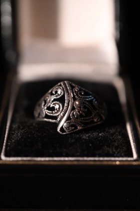  ΡVintage silver watermark design ring ơ С  