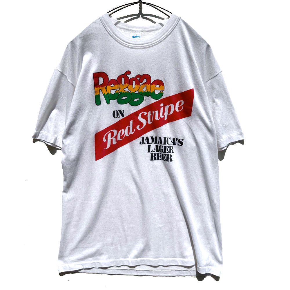 【Red Stripe - Made In Jamaica】ヴィンテージ プロモーション プリントTシャツ【1980's-】Vintage  T-Shirt