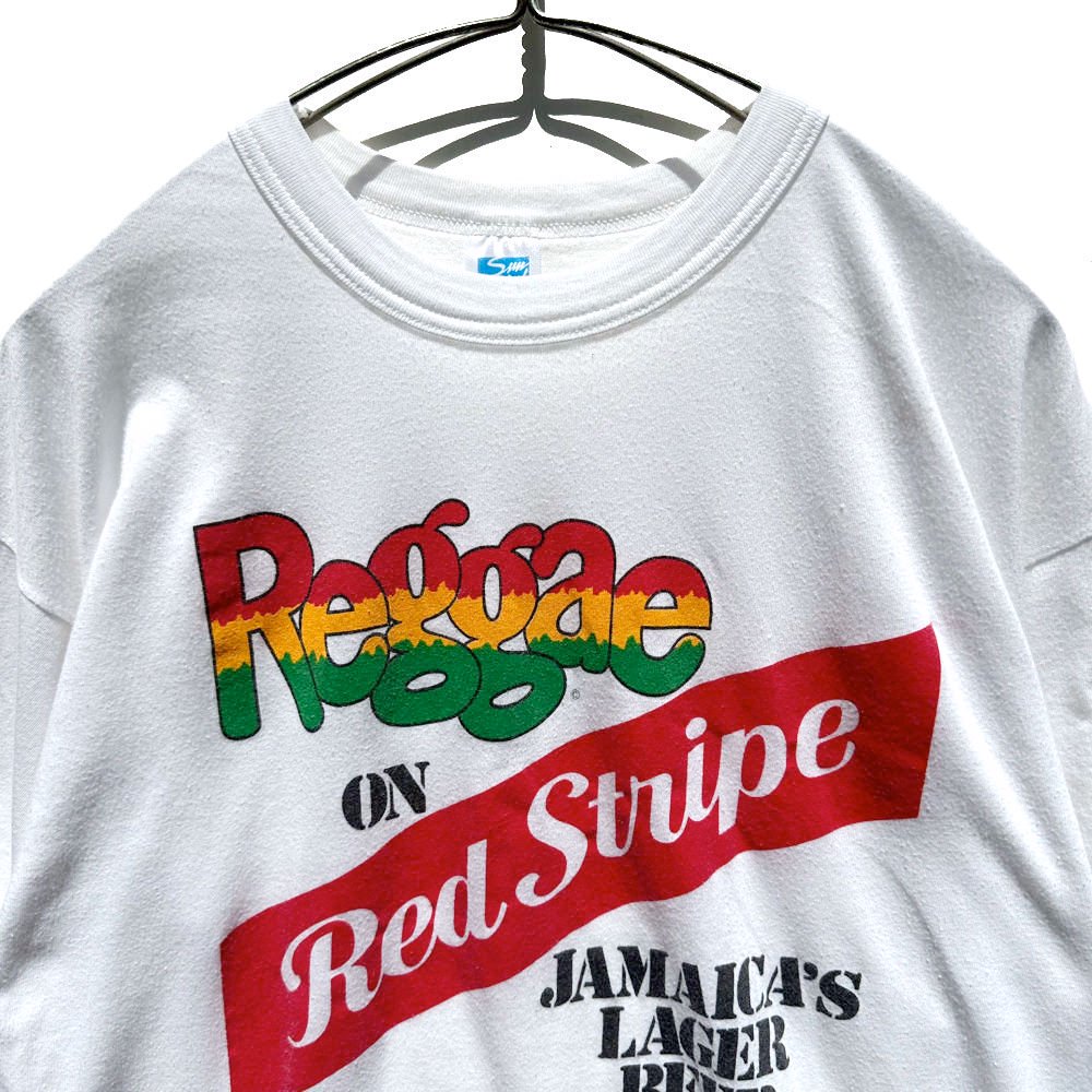 【Red Stripe - Made In Jamaica】ヴィンテージ プロモーション プリントTシャツ【1980's-】Vintage  T-Shirt