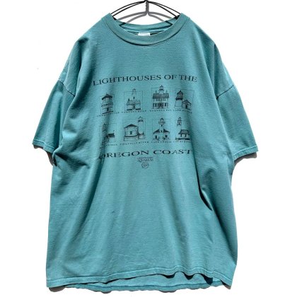  ΡOregon Coast - Made In USAۥơ 饤ȥϥ ٥˥ Tġ1990's-Vintage Print T-Shirt