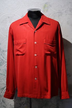  Ρus 1950s rayon gabardine shirt
