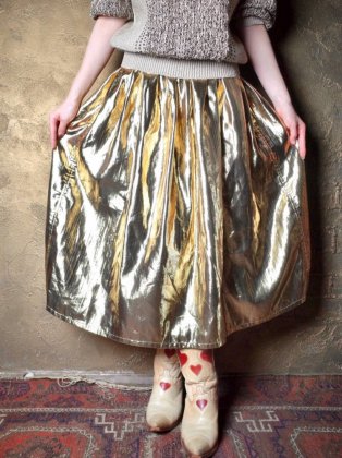  ΡGlitter Gold Skirt