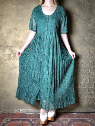  ΡDeep Green Lace Dress