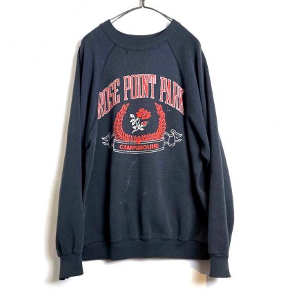  ΡROSE POINT PARKۥơ åȥġ1980's-Vintage Sweat Shirt