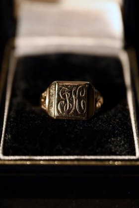  ΡEarly 20th 10K gold signet ring 20Ƭ 10K  ͥåȥ  