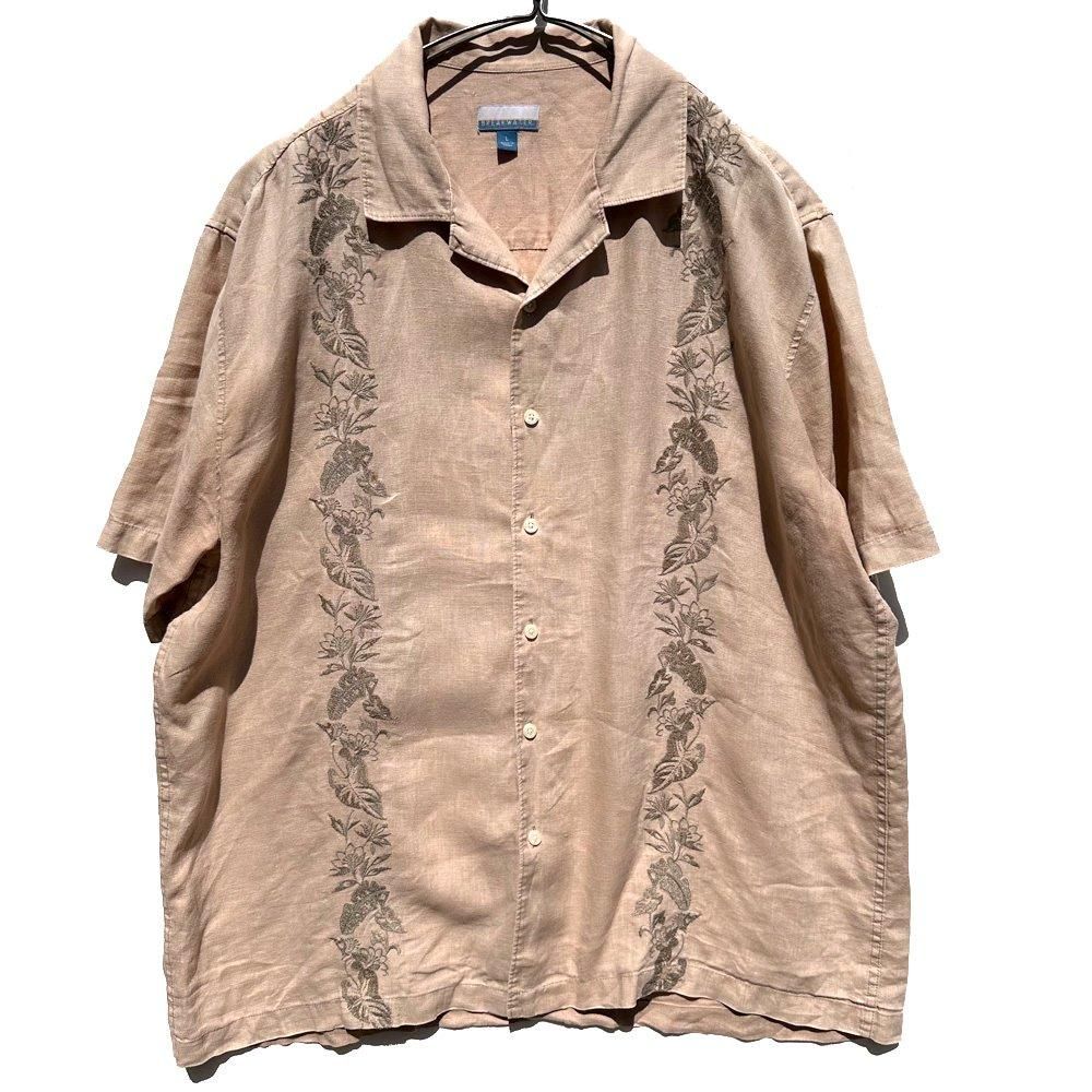 Issey miyake improduct ヴィンテージリネンシャツ　古着 Vintage ISSEY MIYAKE im Product White Cotton Blend Men's