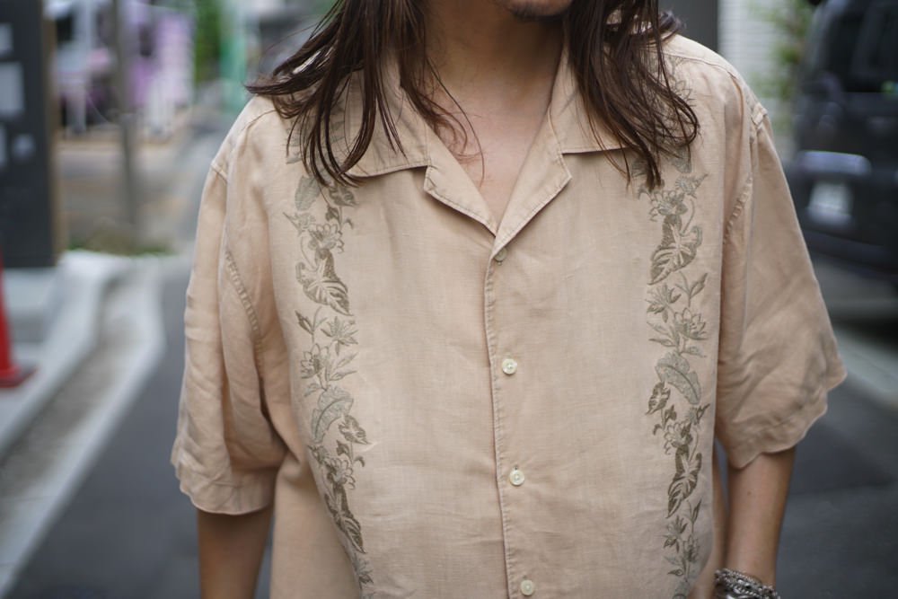 BREAKWATER】ヴィンテージ リネン キューバシャツ【1990's-】Vintage Cuba Shirts | 古着 通販 ヴィンテージ古着屋  | RUMHOLE beruf - Online Store 公式通販サイト