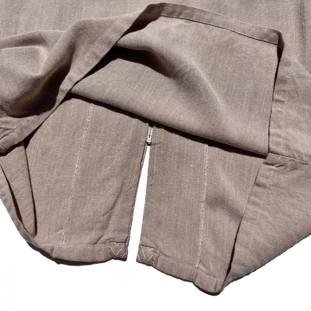 ヴィンテージ S/S ジップフロント レーヨン シャツ【Sportsman ヴィンテージ S/S ジップフロント レーヨン シャツ【Sportsman