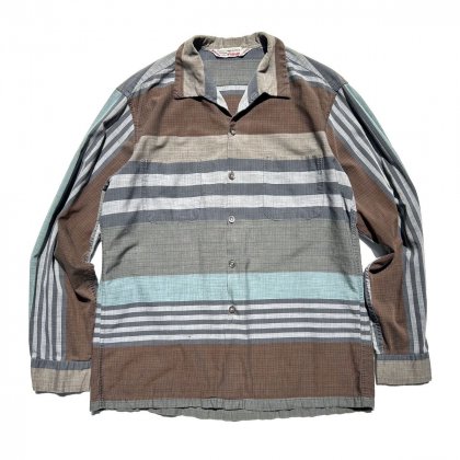  Ρơ ޥ쥬 L/S ꥢ󥫥顼 åȥ ġMcGREGORۡ1960's-Multi Stripe M