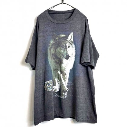  ΡGoose Brook Trail Gearۥơ ˥ޥץ Tġ1990's-Vintage Animal Print Tee