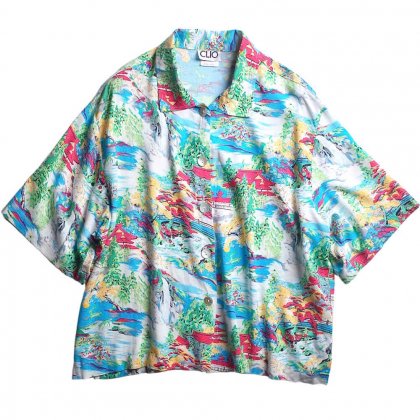  Ρ Short Length Rayon Hawaiian Shirt