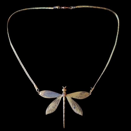  Ρc.1920s Antique Dragonfly Necklace