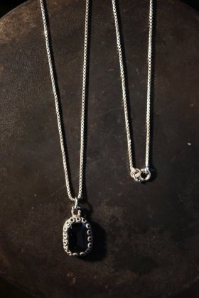  ΡVintage silver  onyx necklace ơ С ˥ ͥå쥹 