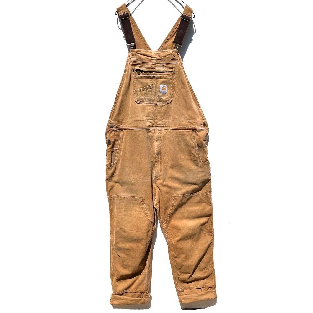正規店仕入れの Carhartt】ヴィンテージ ダブルニー ダック キャメル パンツ