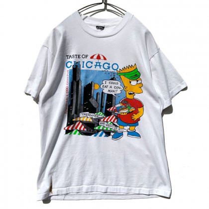  ΡCHICAGO - Made In USAۥơ ץ ٥˥ Tġ1990's-Vintage Print T-Shirt