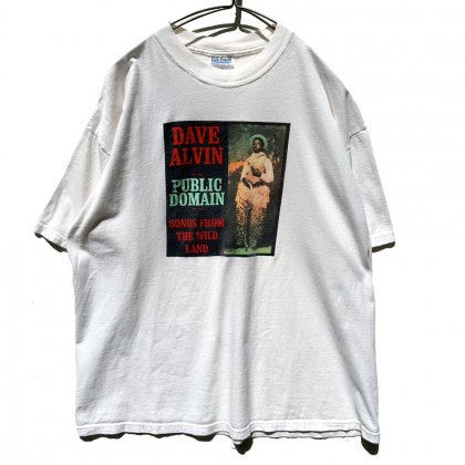  ΡDave Alvin - Public Domainۥơ ץ⡼ Tġ2000'sVintage Promotion T-Shirt