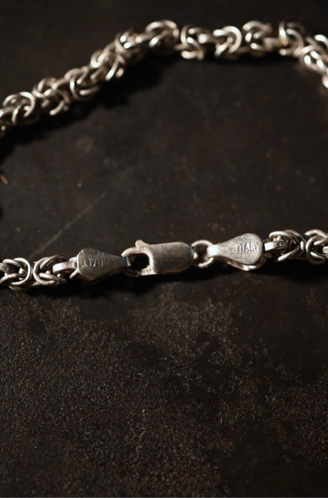 イタリア ヴィンテージ シルバー チェーン ブレスレット [ sterling silver 925 ] [ bracelet ] Italy  vintage silver chain bracelet | RUMHOLE beruf - Online Store 公式通販サイト