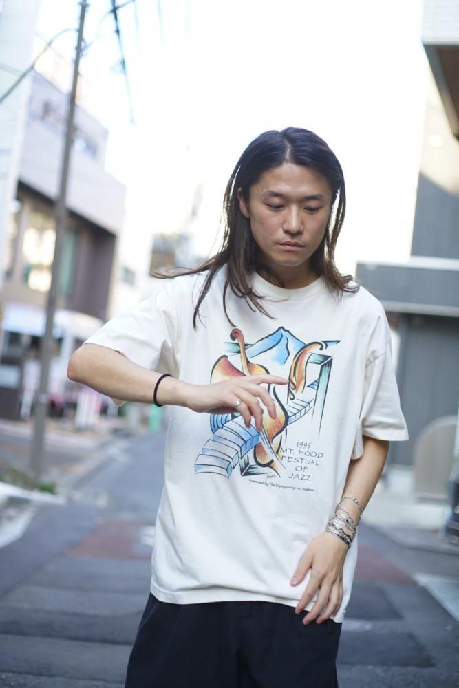 【高価値】 MT. Hood ジャズ USA】ヴィンテージ In Made - Festival Jazz トップス
