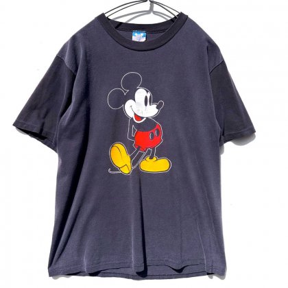  ΡɥߥåMickey - Made In USAۥơ ץ Tġ1980's-Vintage Print T-Shirt