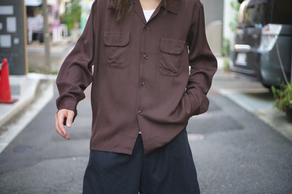 Random Wear - NOS】デッドストック レーヨンギャバジン