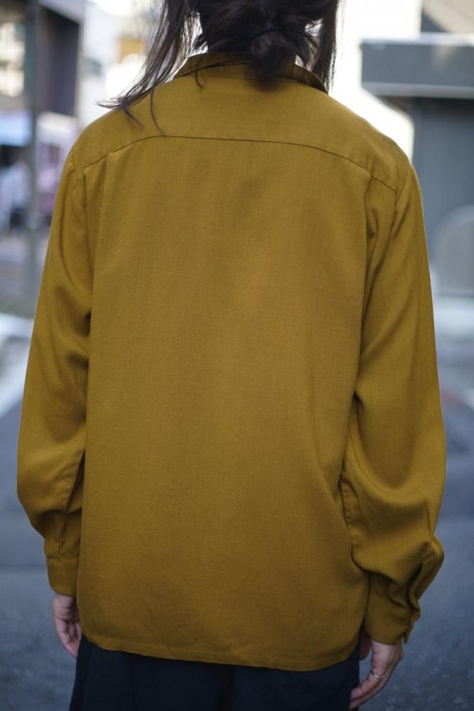 トップス 60s Da Vinci vintage rayon shirt Da Vinci - California】ヴィンテージ オープンカラー レーヨン