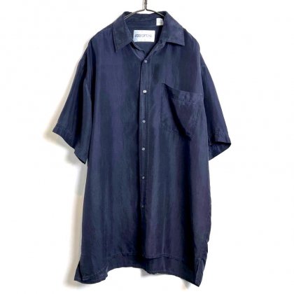  ΡSTOCKOPTIONSۥơ S/S 륯ġ1990's-Vintage Short Sleeve Silk Shirt