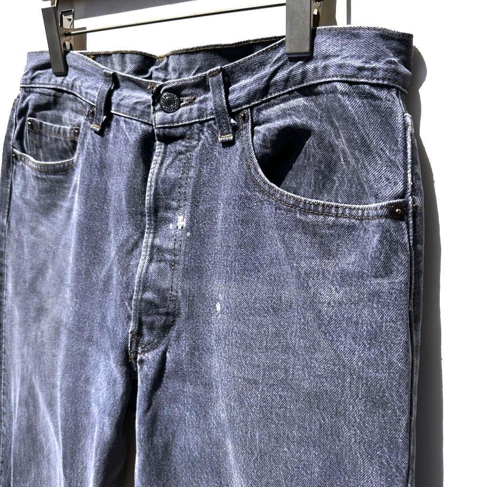 リーバイス 501 ブラック 先染め【Levis 501-0658 Made in USA
