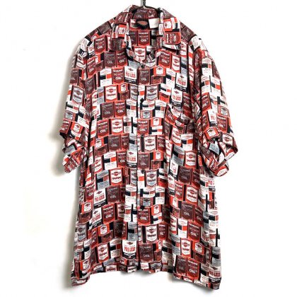  ΡHARLEY DAVIDSONۥơ S/S 륯ġ1990's-Vintage S/S Silk Shirt