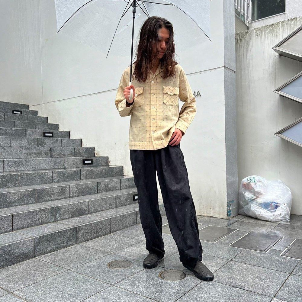 50's Woolverine ウールシャツ “BLACKベース” - used&vintage
