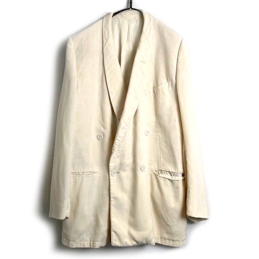 【Palm Beach】ヴィンテージ ダブルブレスト リネンジャケット【1950's-】Vintage Double Breasted Linen  Jacket