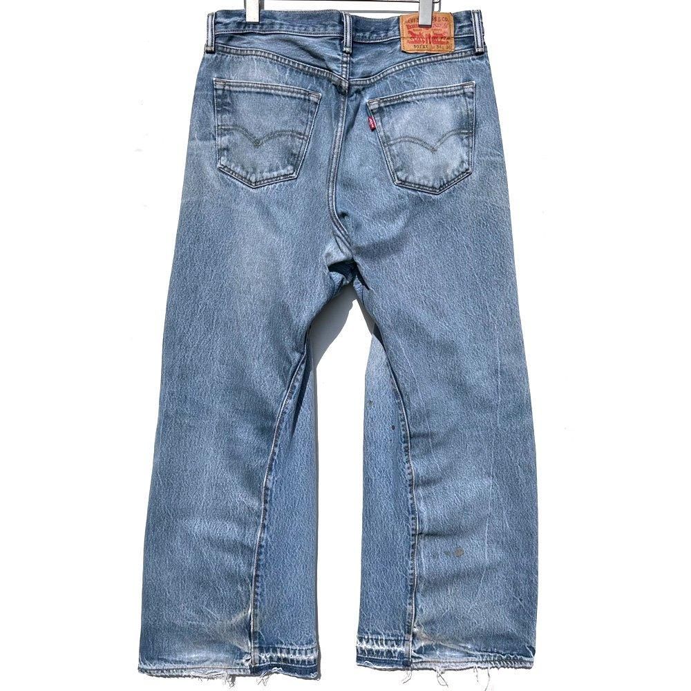 ピンプスティック【pimpstick】リーバイス リメイク ワイドパンツ【Levi's 501 - Made In USA】W-33