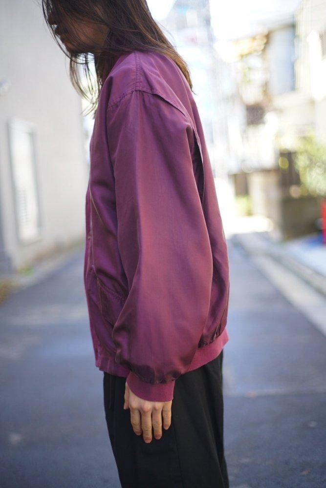 ヴィンテージ シルクジャケット Silkplus】ヴィンテージ シルク カーディガンジャケット【1990's