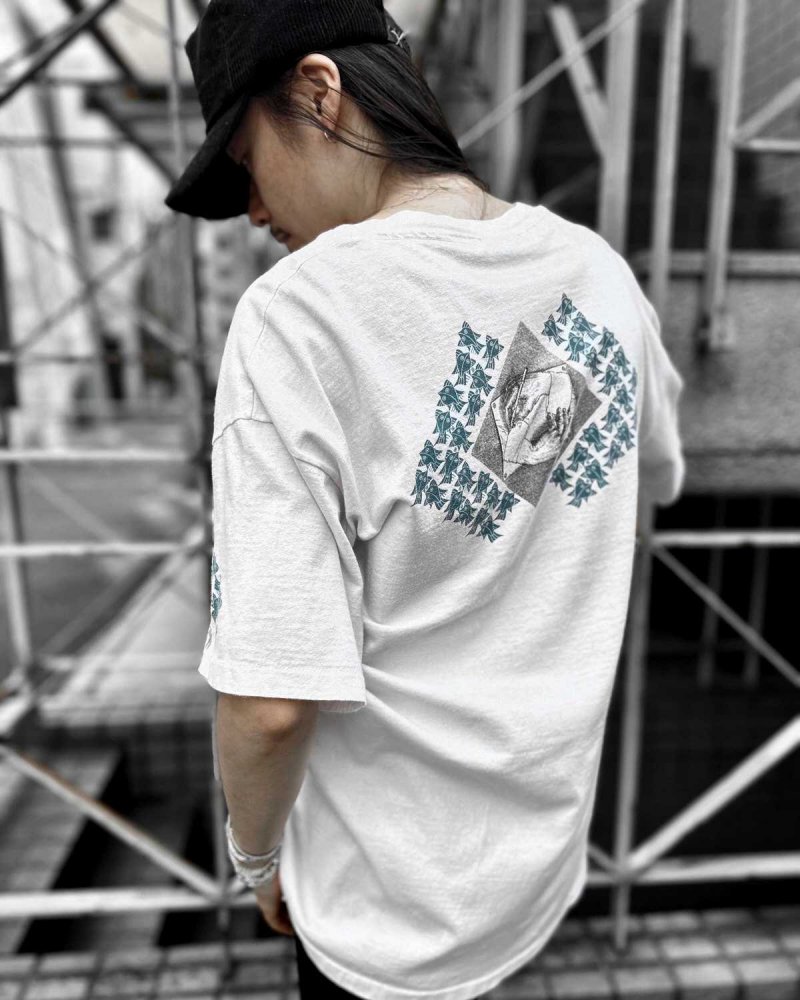 MC エッシャー ヴィンテージ T シャツ【M.C Escher ANDAZIA】【1990s-】XL Multi Color Print