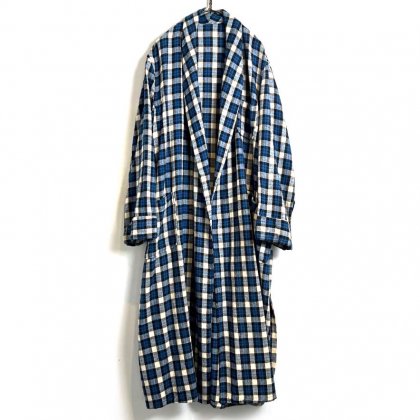  Ρơ 륬 ֡1960's- Vintage Plaid Pattern Wool Robe