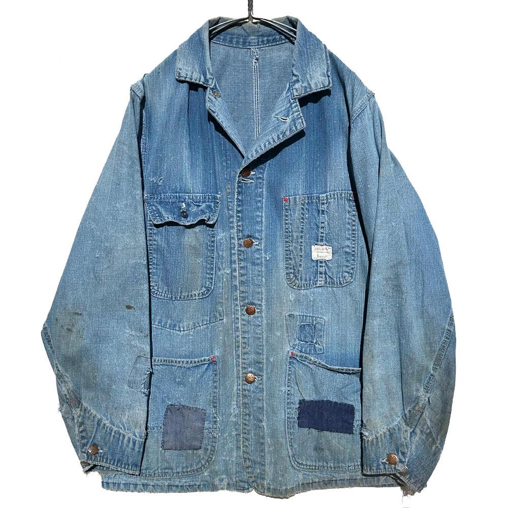 【BIG MAC - Penneys】ヴィンテージ ハイエイジング カバーオール デニムジャケット【1960's -】Vintage Aging  Denim Jacket