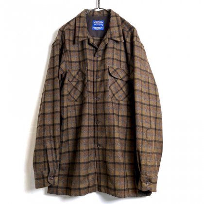  ΡڥɥȥPENDLETONۥơ 롼ץ顼 륷ġ2000's-Vintage Loop Collar Wool Shirt