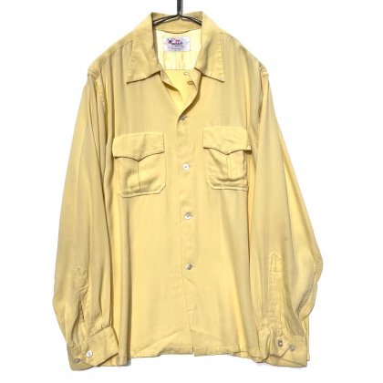  ΡTHE HIT PARADEۥơ 졼󥮥Х ץ󥫥顼ġ1950's-Vintage Rayon Shirt