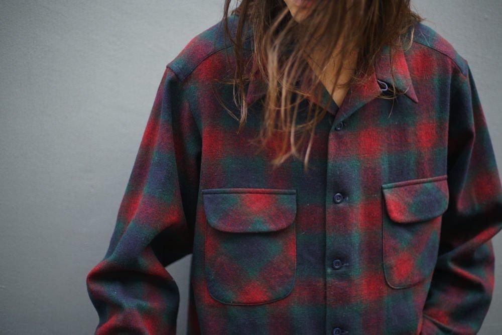 ペンドルトン【PENDLETON】ヴィンテージ オンブレチェック オープン