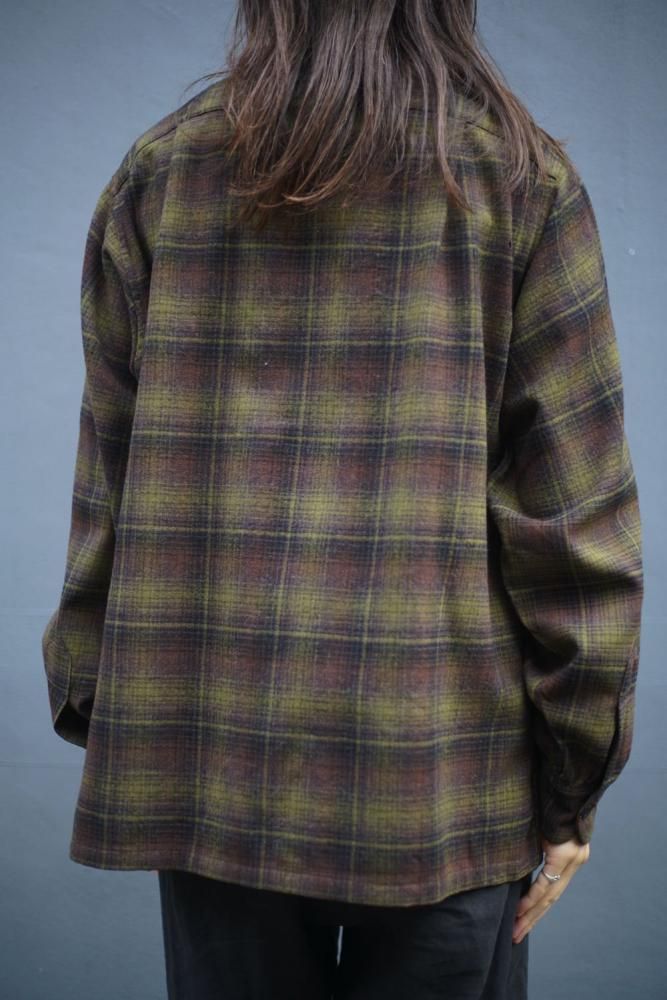 ペンドルトン【PENDLETON】ヴィンテージ オンブレチェック オープン