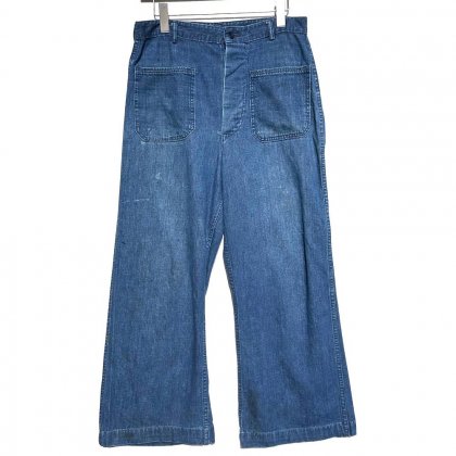  ΡU.S.NAVYۥơ 顼ǥ˥ѥġ1950's-Vintage Sailor Denim Pants W-31