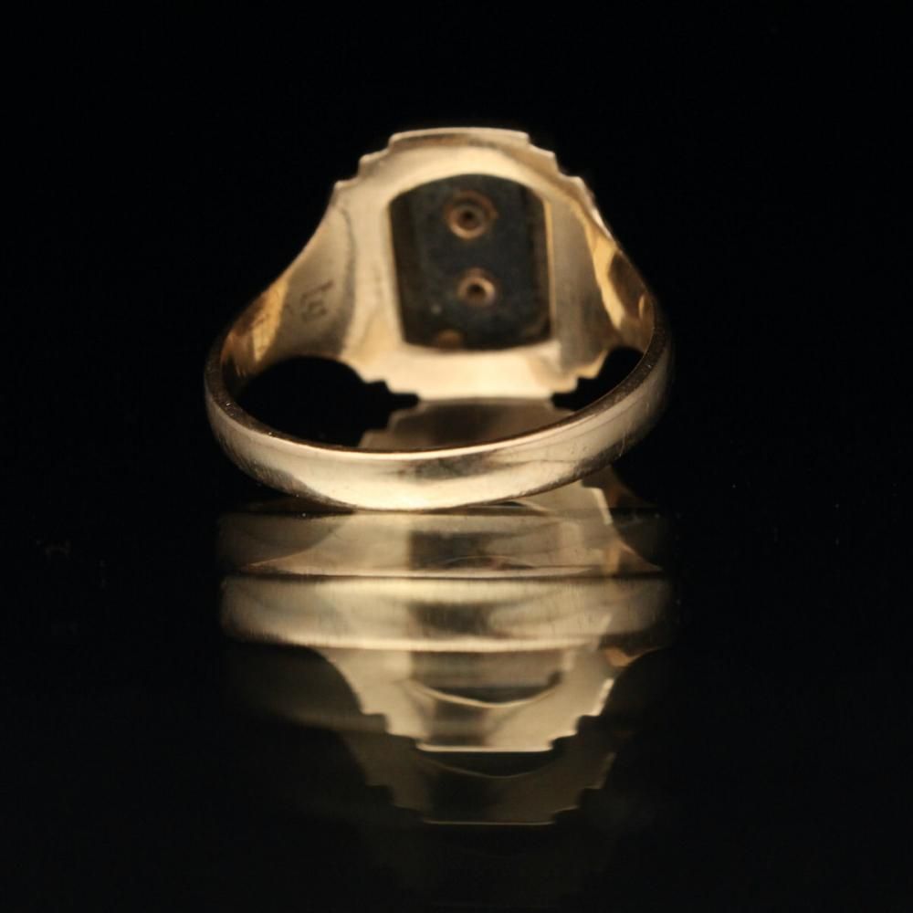 ヴィンテージ カレッジリング【LHCO 10kt Gold × Onyx】【1947's ヴィンテージ カレッジリング【LHCO 10kt Gold × Onyx】【1947's