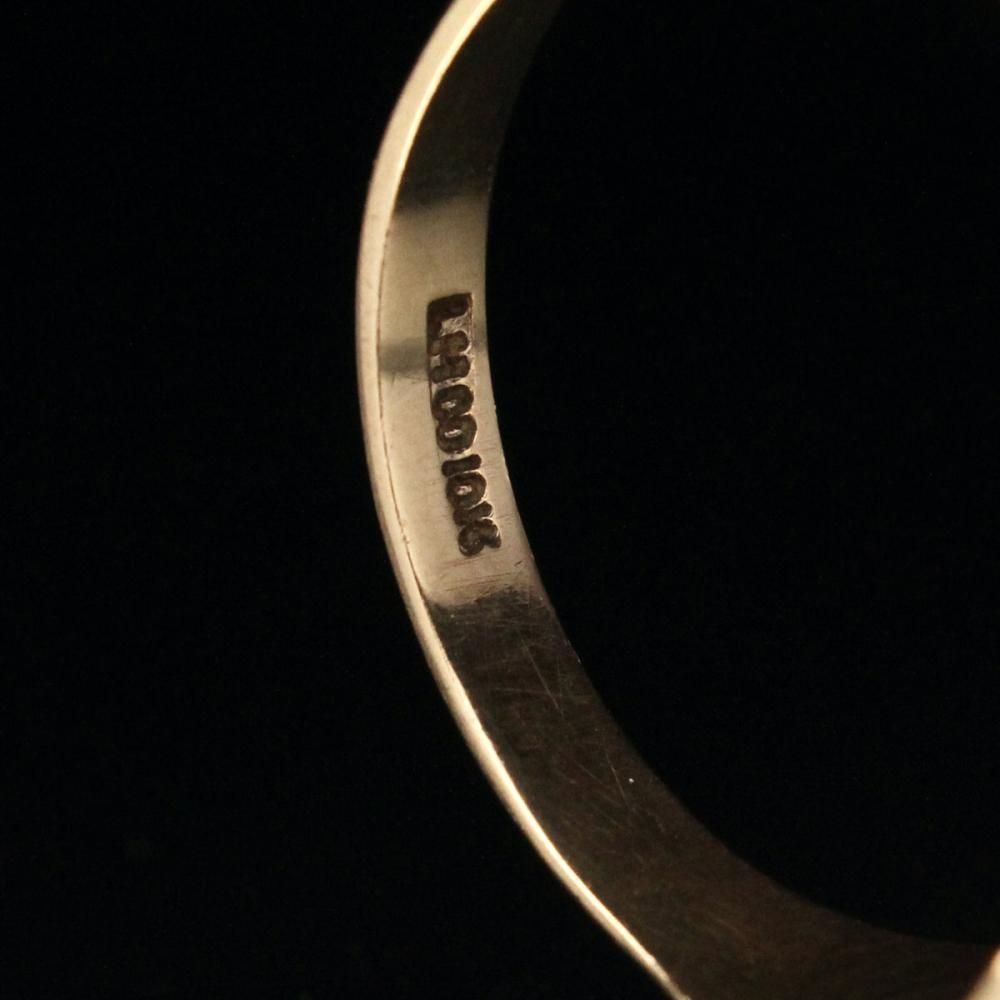 ヴィンテージ カレッジリング【LHCO 10kt Gold × Onyx】【1947's