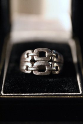  ΡVintage chain design silver ring ơ С  