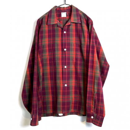  ΡVAN HEUSENۥơ 롼ץ顼 åȥ󥷥ġ1960's-Vintage Loop Collar Plaid Shirt